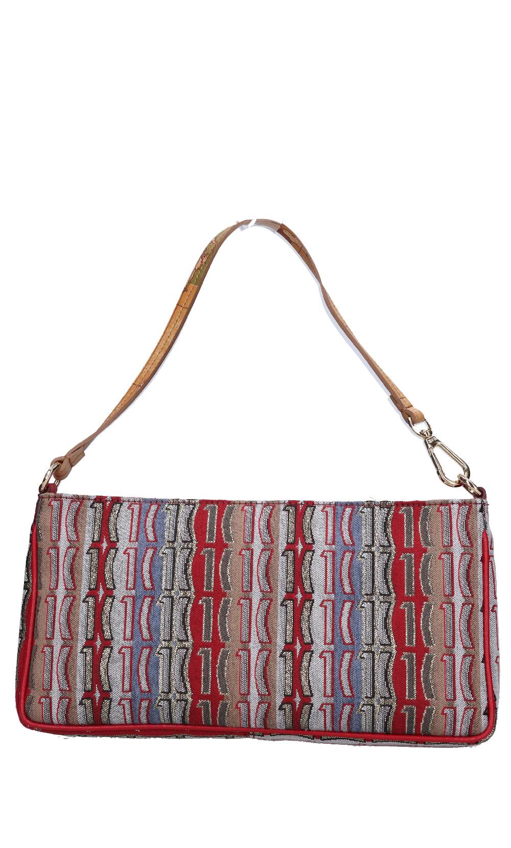 ALVIERO MARTINI 1a CLASSE Borsa in tessuto e pelle 50% di sconto per tempo limitato