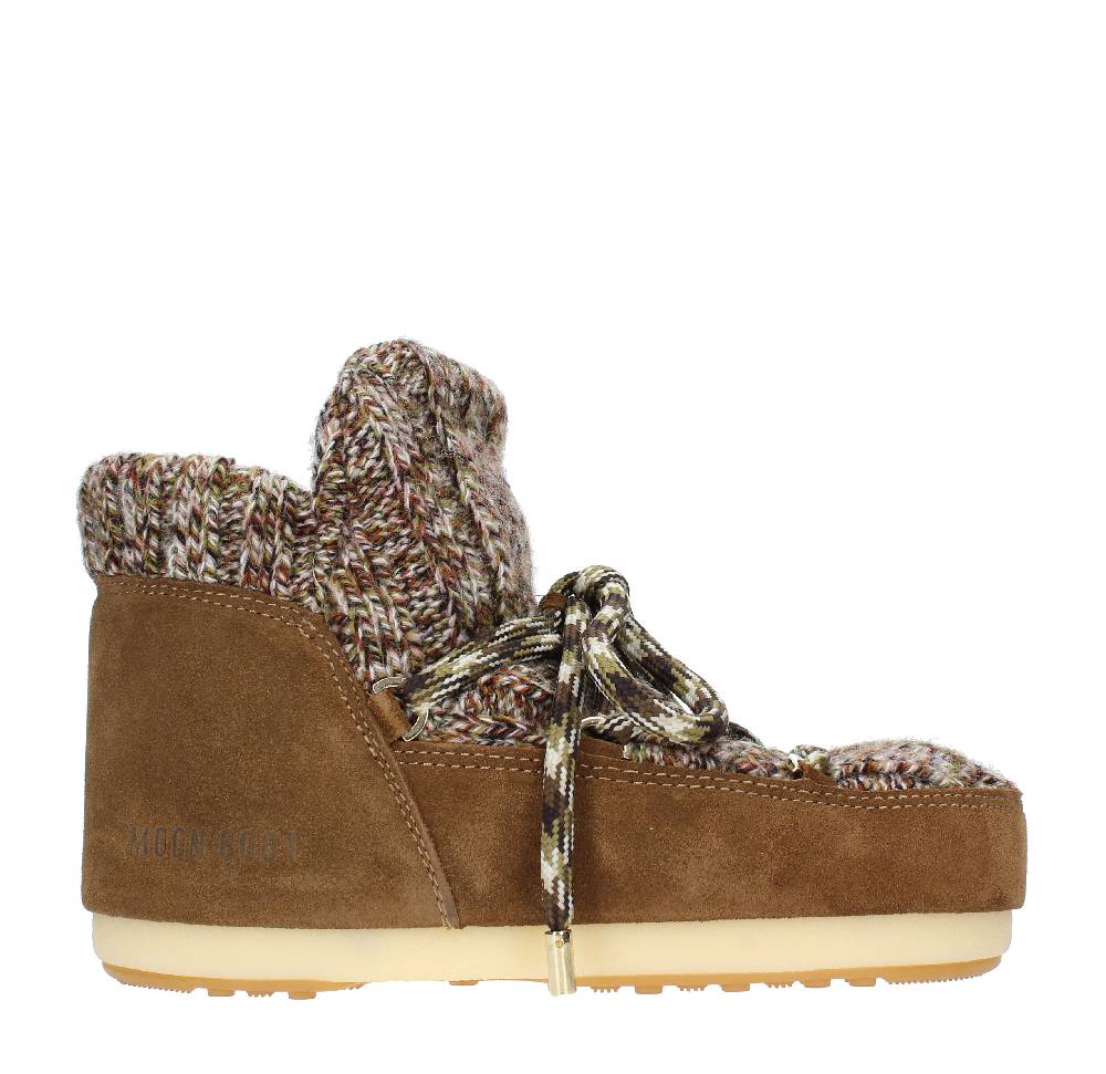 MOON BOOT Stivaletti da neve modello PUMPS WOOL MOON BOOT in camoscio e tessuto Soddisfazione Garantita