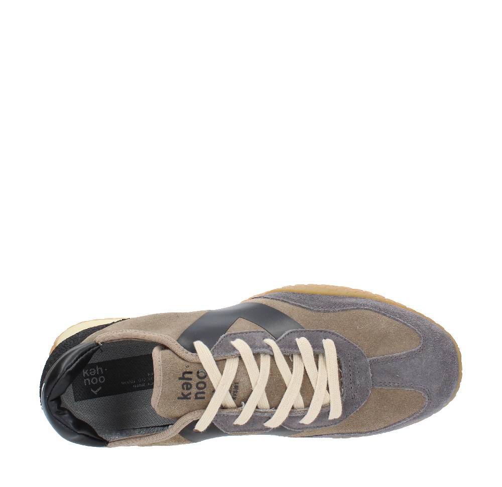 KEH NOO Sneakers KEH NOO in camoscio tessuto e gomma Consegna Veloce