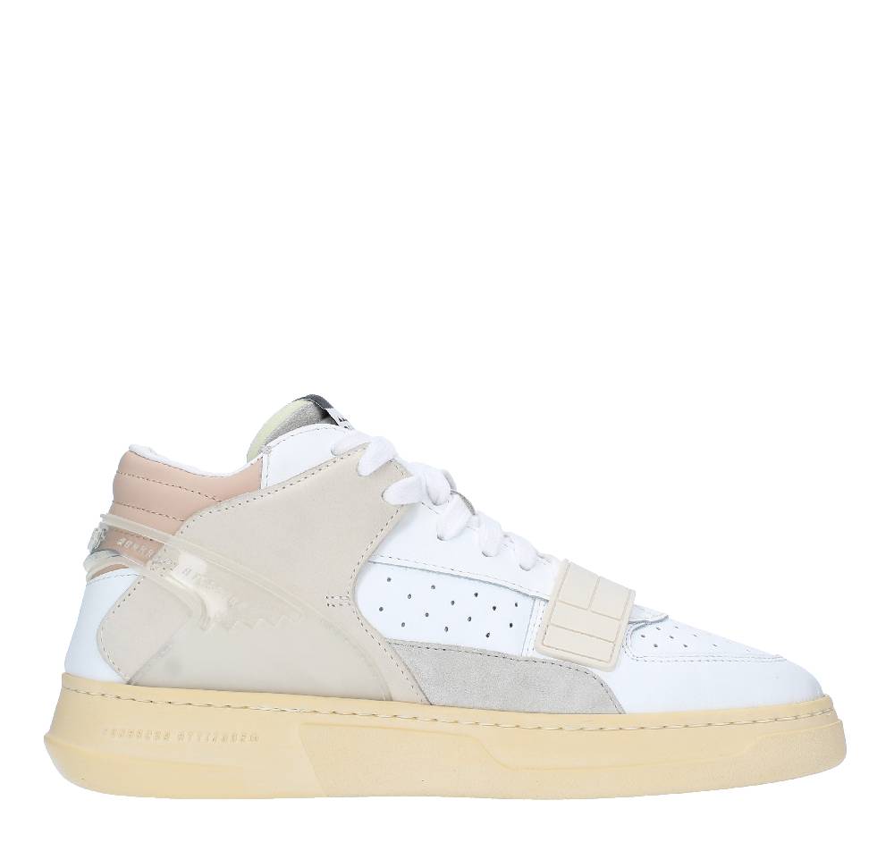RUN OF Sneakers modello MID COMBI-CP RUN OF in pelle camoscio Affare Del Giorno