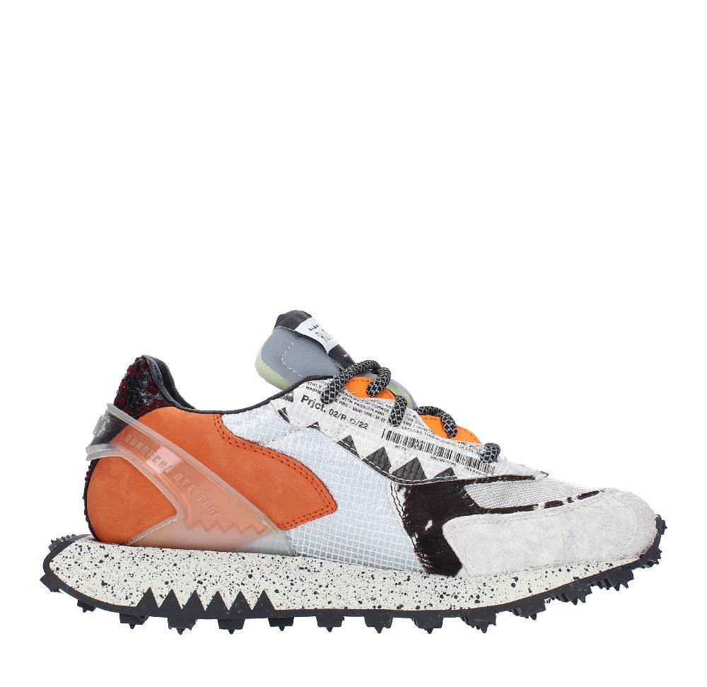 RUN OF Sneakers modello 9377RO-1 RUN OF in pelle camoscio e tessuto Sottocosto