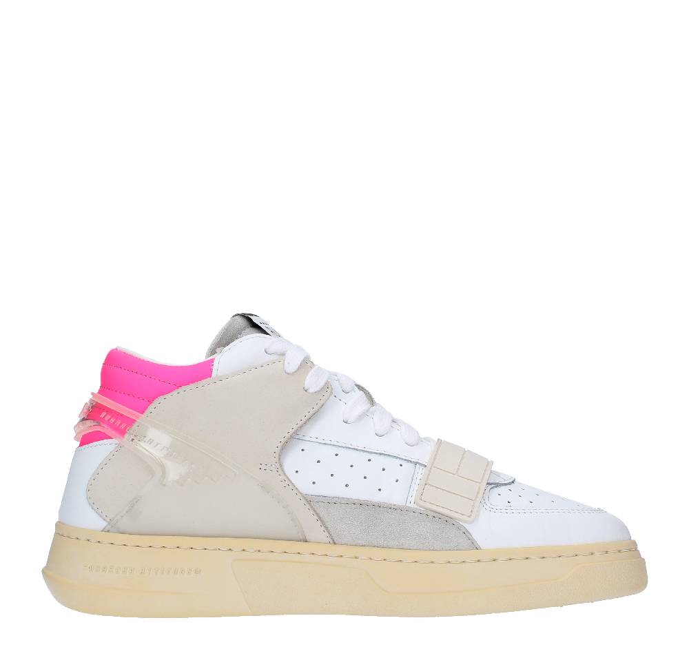 RUN OF Sneakers modello MID COMBI-RF RUN OF in pelle camoscio e tessuto Novità