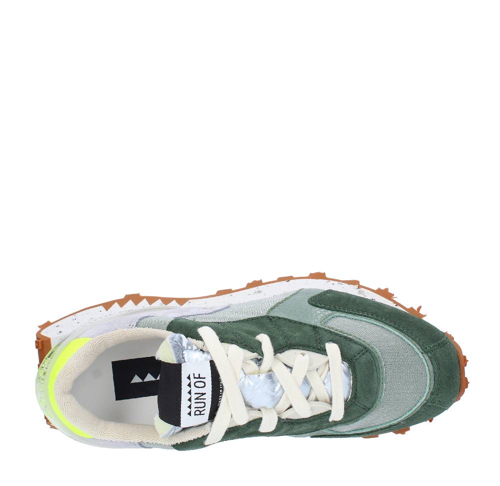 RUN OF Sneakers modello ABEL RUN OF in camoscio e tessuto Presa