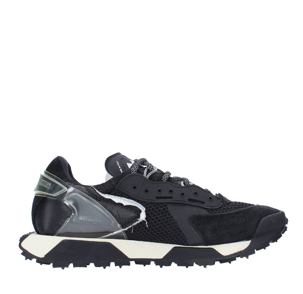 RUN OF Sneakers modello REVOLT RUN OF in camoscio e tessuto Sconto