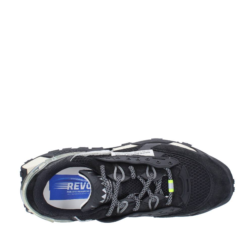 RUN OF Sneakers modello REVOLT RUN OF in camoscio e tessuto Sconto