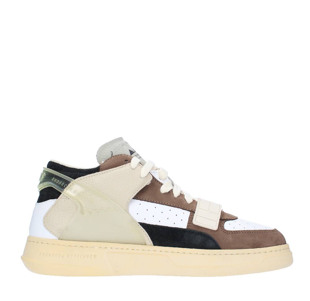 RUN OF Sneakers modello ERRANT MID RUN OF in pelle camoscio e tessuto Outlet