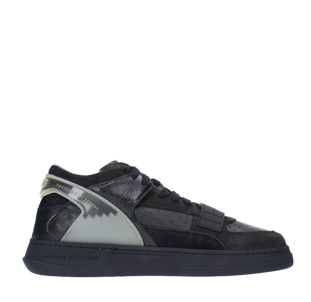RUN OF Sneakers modello ERRANT MID RUN OF in pelle camoscio e tessuto Saldi