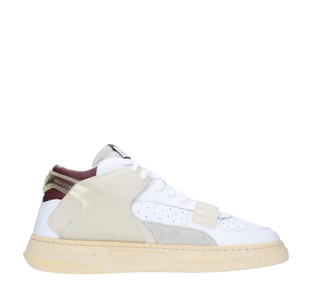 RUN OF Sneakers modello MID COMBI-BO RUN OF in pelle camoscio e tessuto Vendita Calda