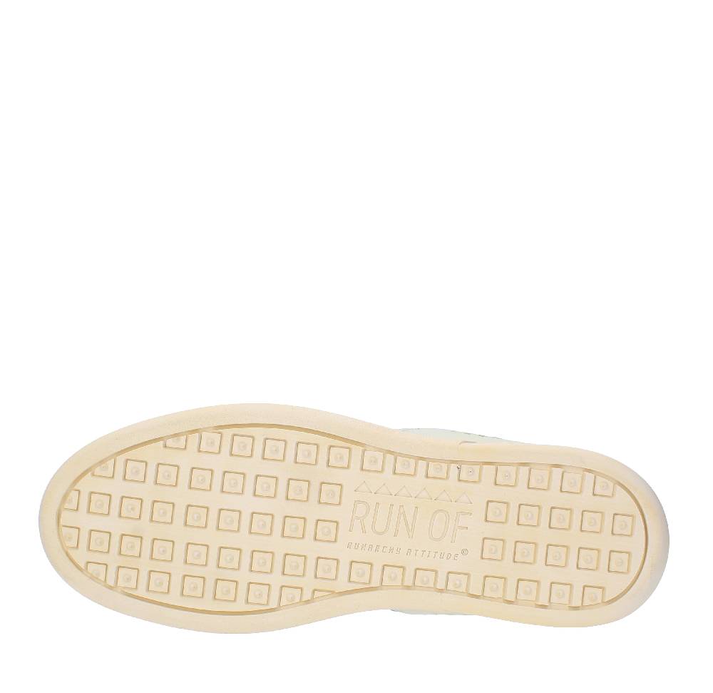 RUN OF Sneakers modello MID COMBI-BO RUN OF in pelle camoscio e tessuto Vendita Calda
