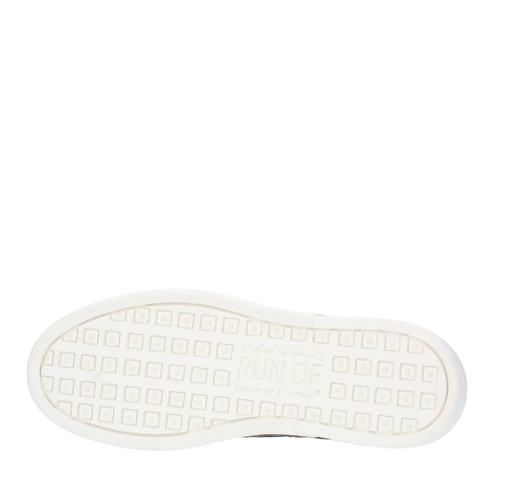 RUN OF Sneakers modello 40048BM RUN OF in pelle e tessuto Vendita Economica