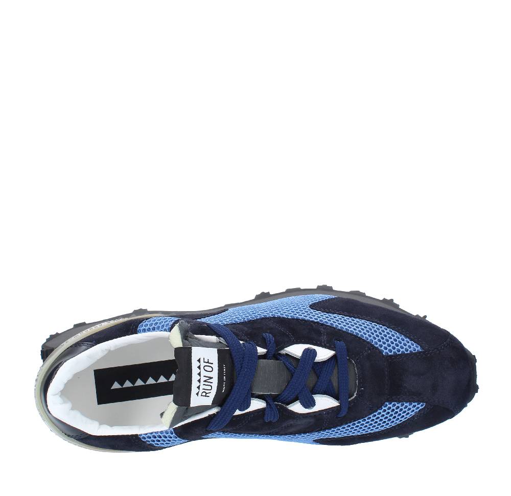 RUN OF Sneakers modello 40039M RUN OF in camoscio e tessuto Saldi Di Fabbrica