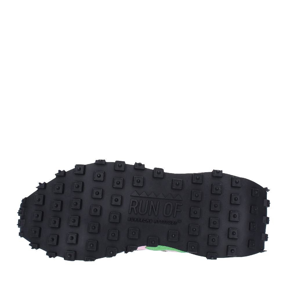 RUN OF Sneakers modello RO-1 HAMBURG RUN OF in pelle camoscio e tessuto In Saldo