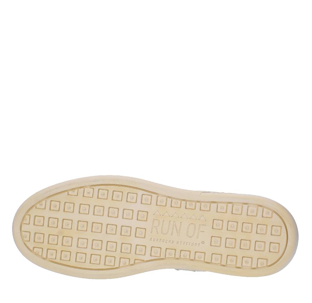 RUN OF Sneakers modello MID COMBI RUN OF in pelle camoscio e tessuto Moda