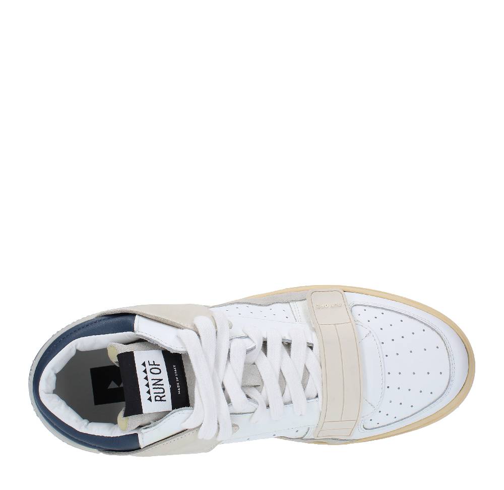 RUN OF Sneakers modello MID COMBI RUN OF in pelle camoscio e tessuto Moda
