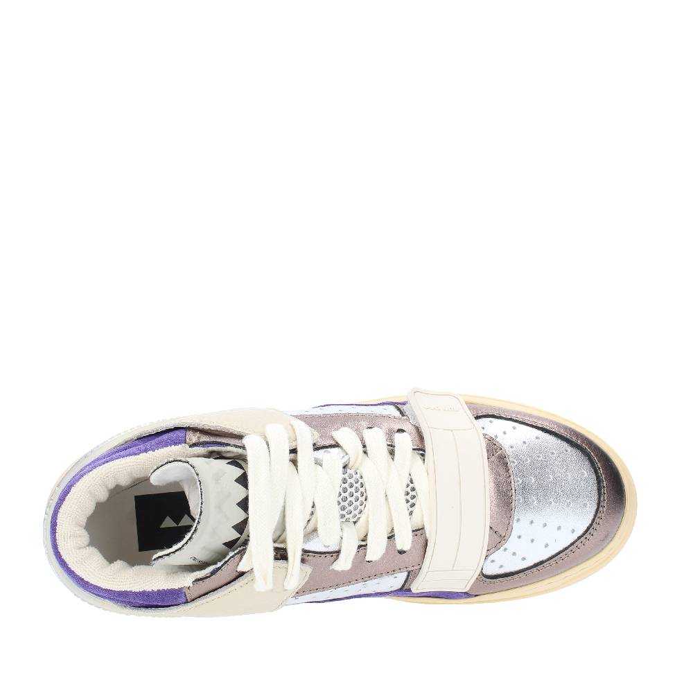 RUN OF Sneakers modello METAL PUNK RUN OF in pelle e tessuto Prezzo di fabbrica