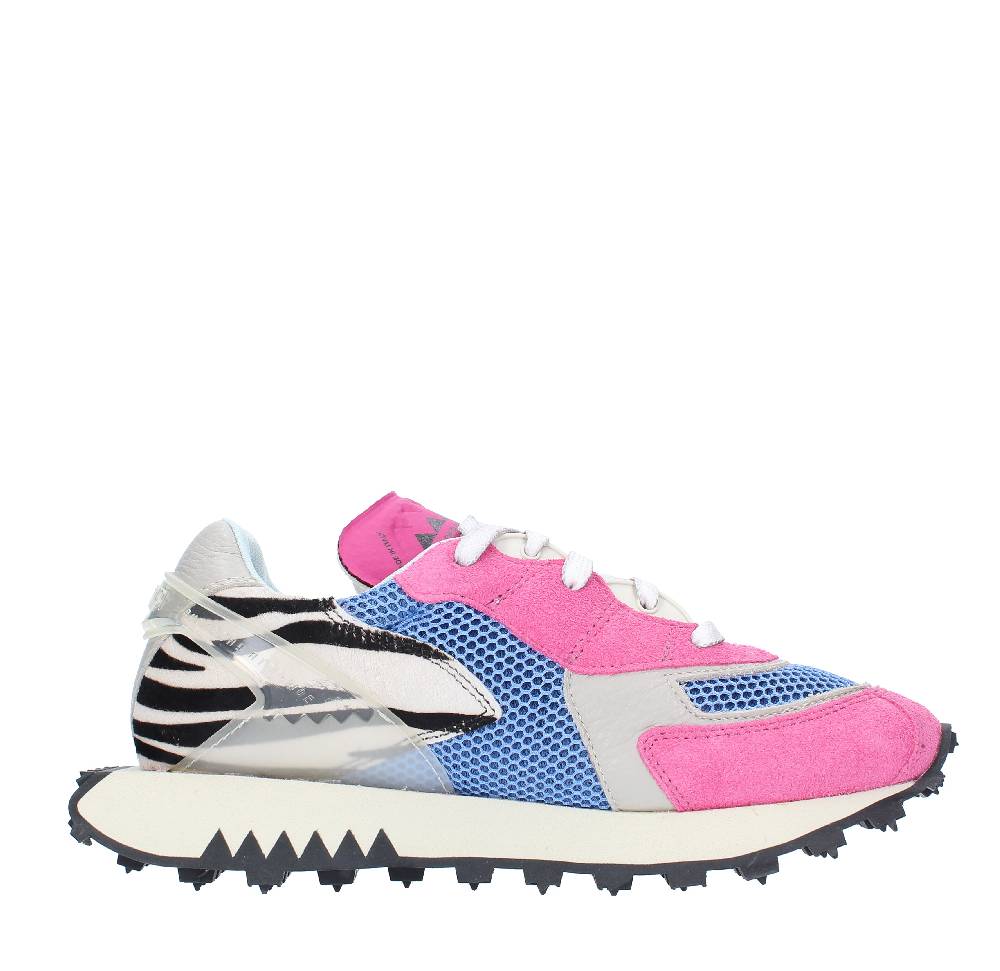 RUN OF Sneakers modello PUNK ZEBRA RUN OF in camoscio pelle e tessuto Offerta esclusiva