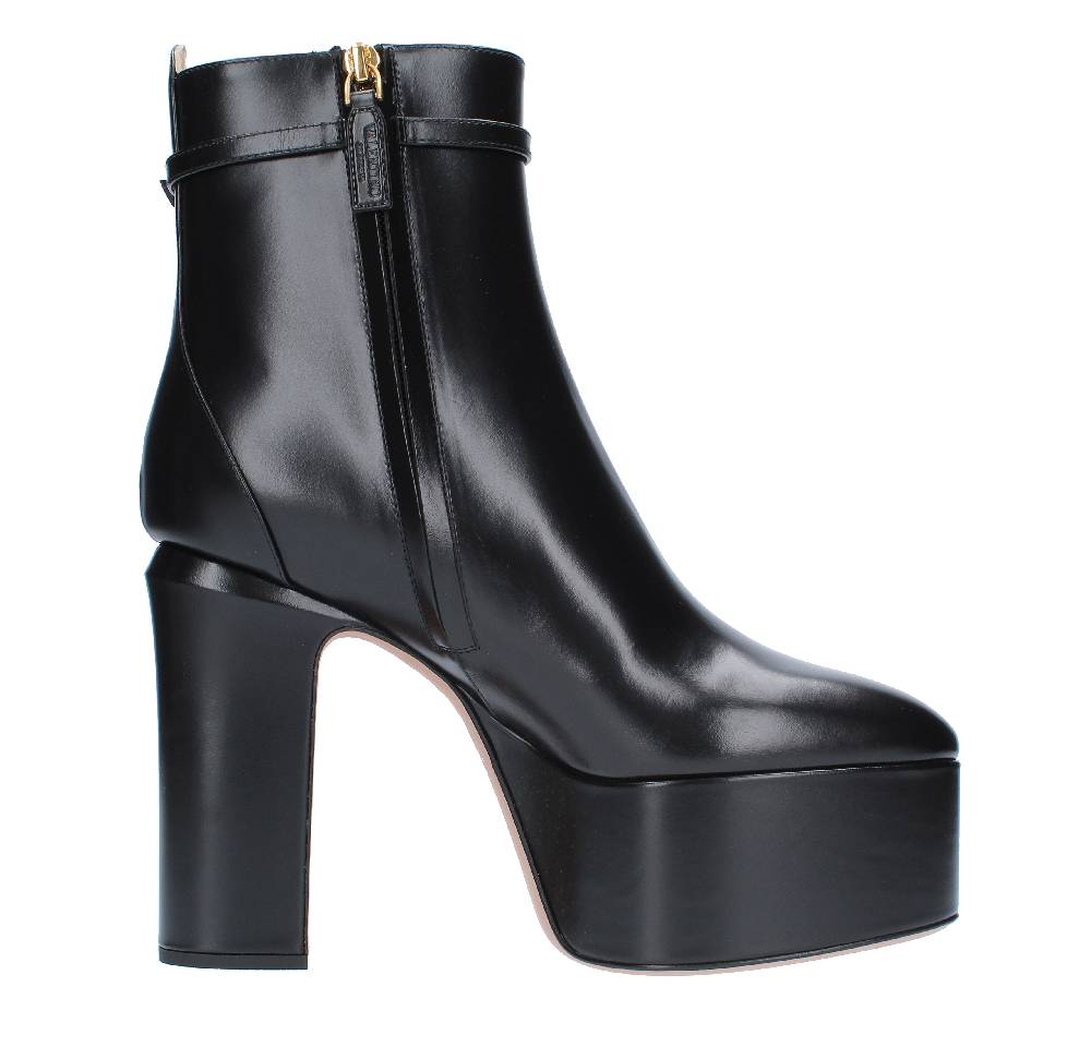 VALENTINO GARAVANI Tronchetti Plateau in pelle Black Friday