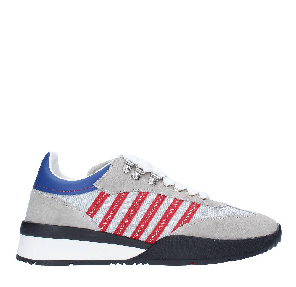 DSQUARED2 Sneakers DSQUARED2 modello ORIGINAL LEGEND in camoscio, pelle e tessuto Offerta Giorno del Papà