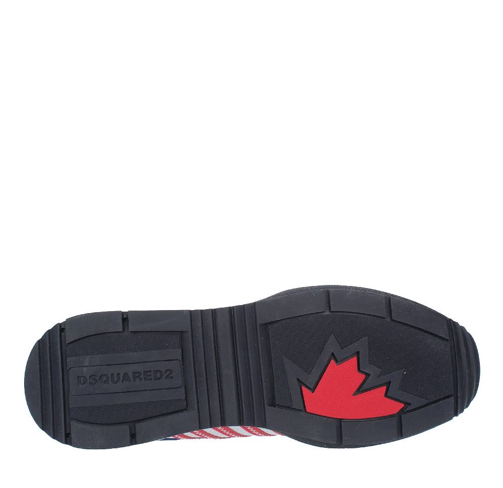 DSQUARED2 Sneakers DSQUARED2 modello ORIGINAL LEGEND in camoscio, pelle e tessuto Offerta Giorno del Papà