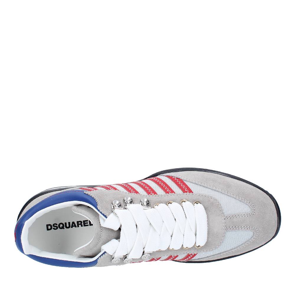 DSQUARED2 Sneakers DSQUARED2 modello ORIGINAL LEGEND in camoscio, pelle e tessuto Offerta Giorno del Papà