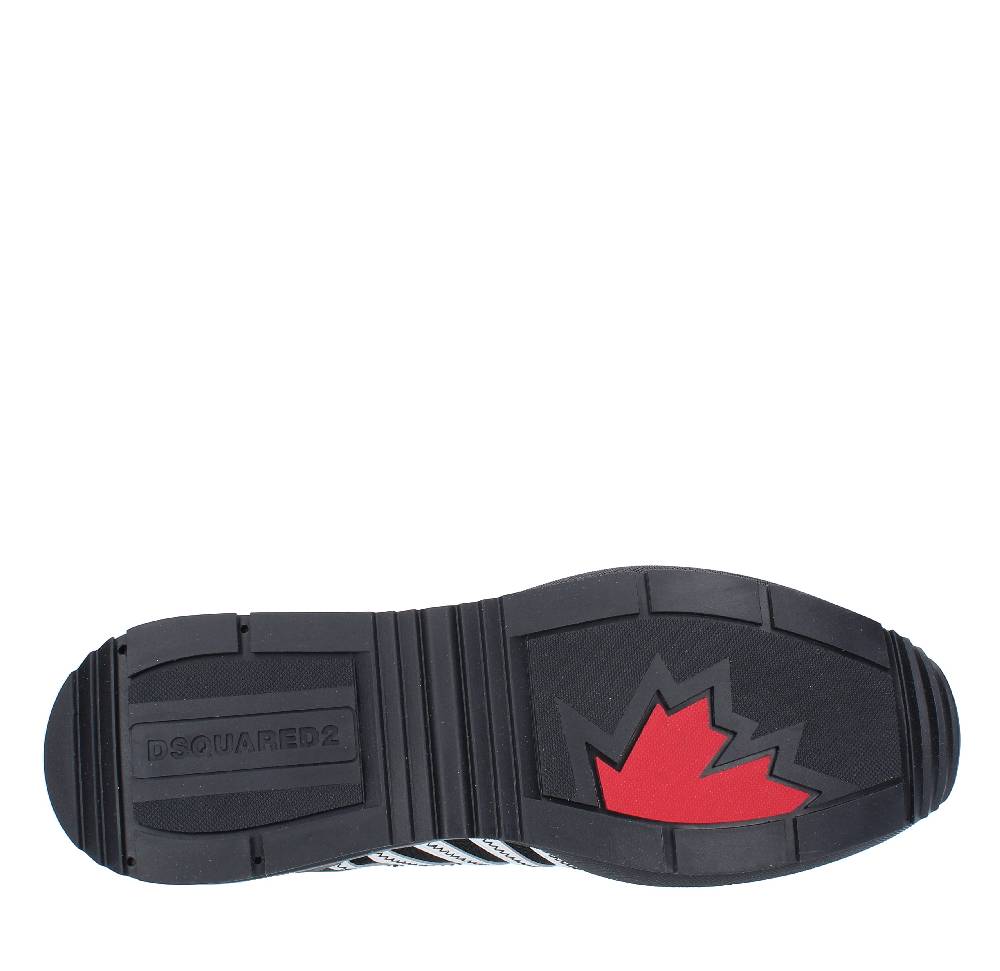 DSQUARED2 Sneakers DSQUARED2 modello ORIGINAL LEGEND in camoscio, pelle e tessuto Offerta San Valentino