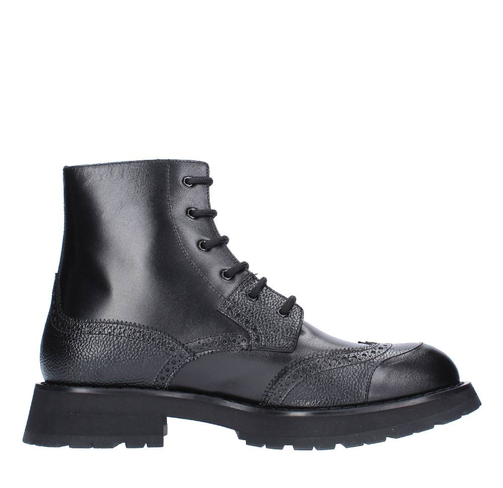 ALEXANDER MCQUEEN Stivaletti in pelle Offerta Anniversario