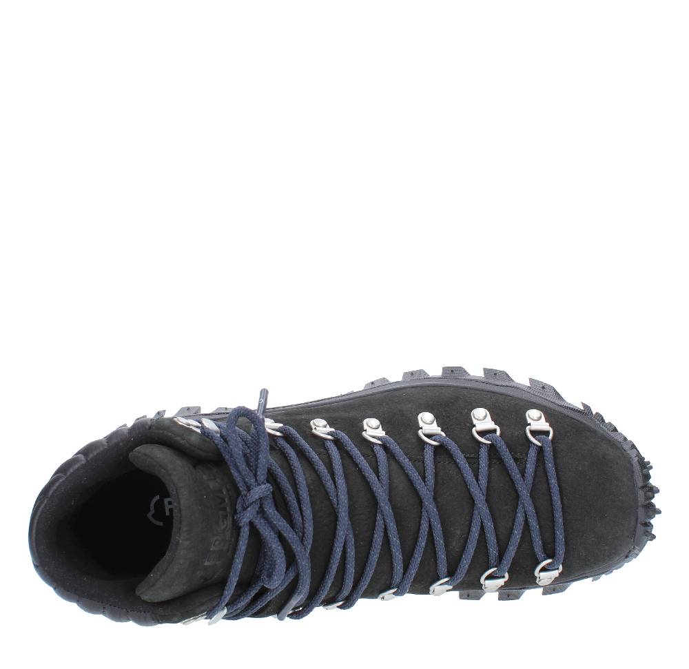 MONCLER Scarponcini in camoscio e pelle Vendita calda