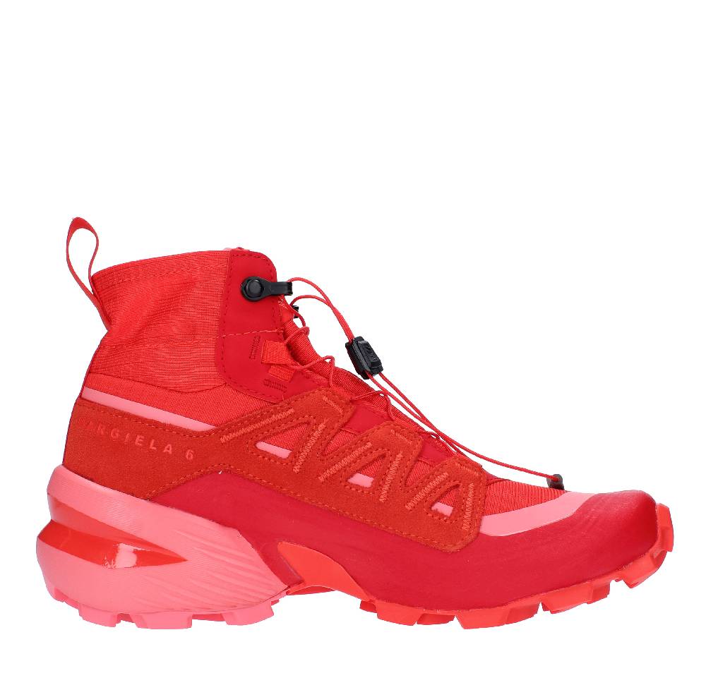 MM6 MAISON MARGIELA Scarponcini in pelle e camoscio Latest fashion