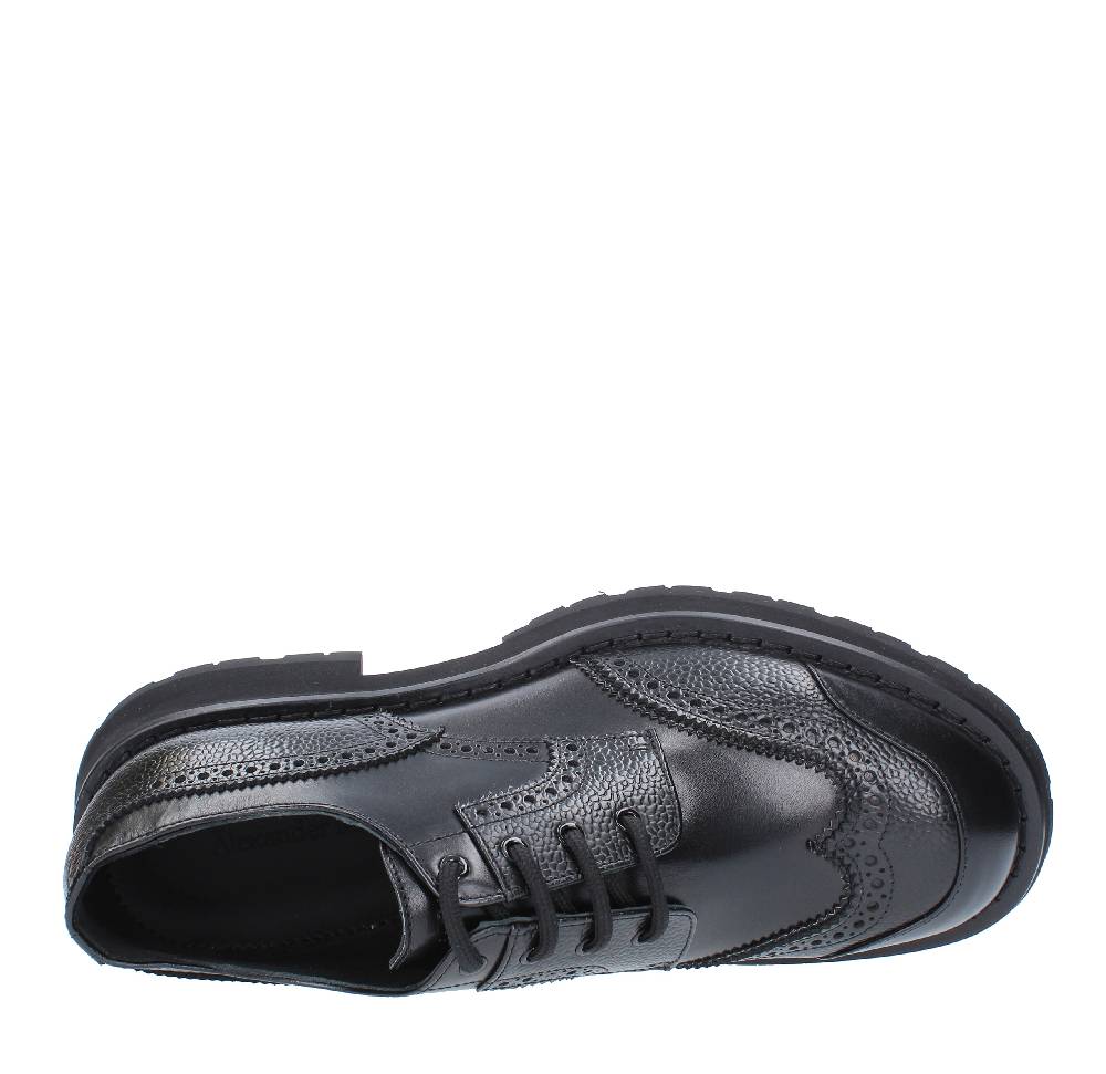 ALEXANDER MCQUEEN Stringate in pelle Online Outlet