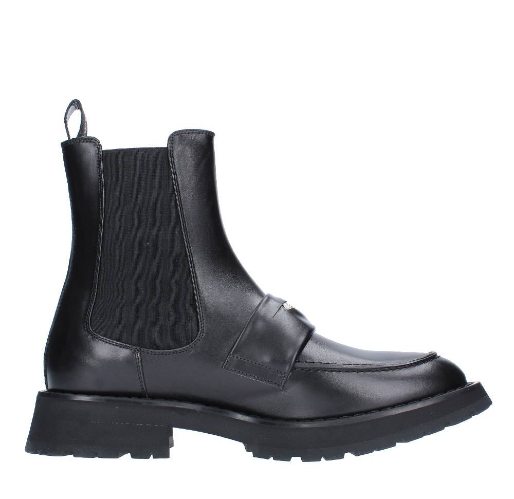 ALEXANDER MCQUEEN Stivaletti stile mocassino in pelle Lightning offer