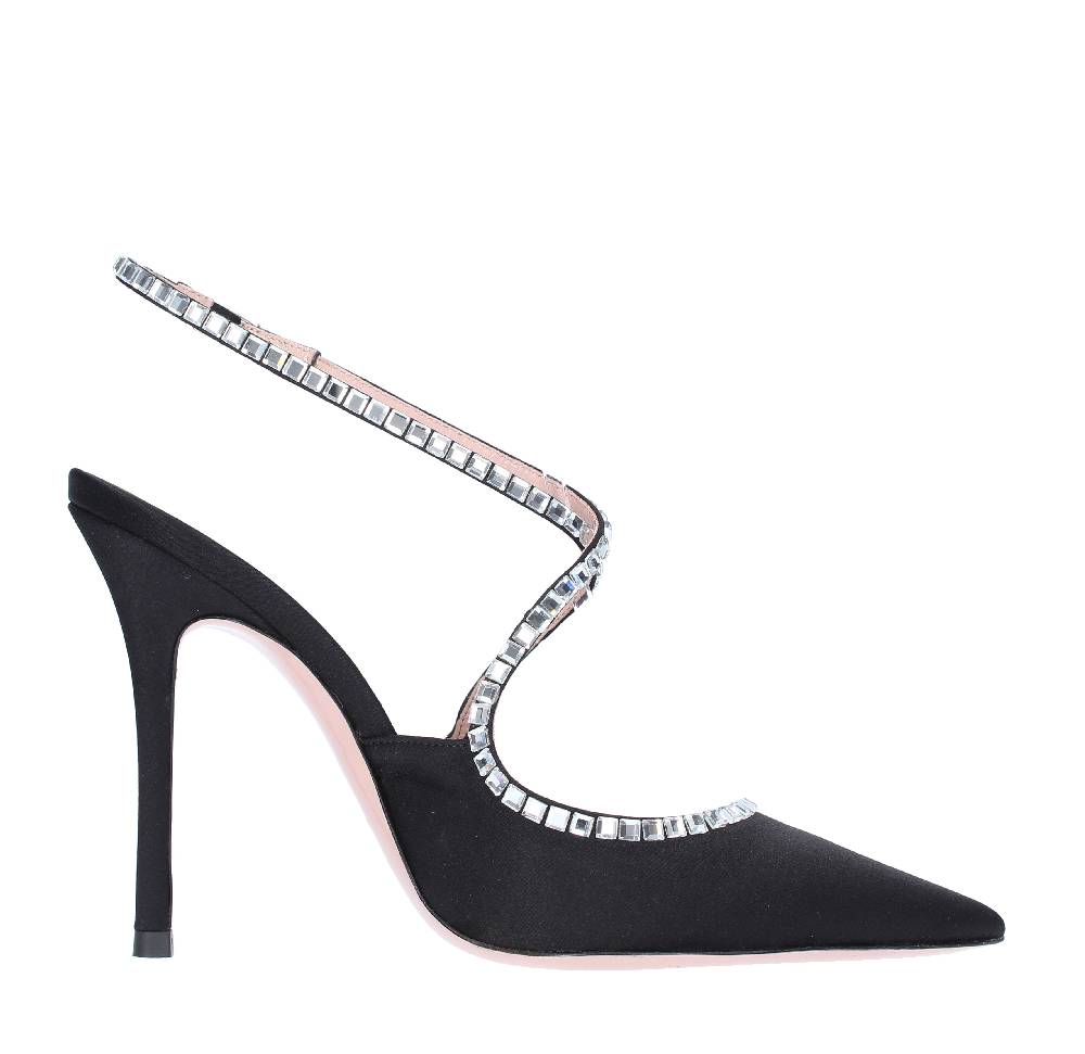 GEDEBE Décolleté slingback GEDEBE modello VIOLA in raso e strass Nuovi prodotti