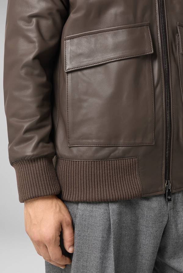 Pal Zileri Bomber in pelle modello Aviator Online