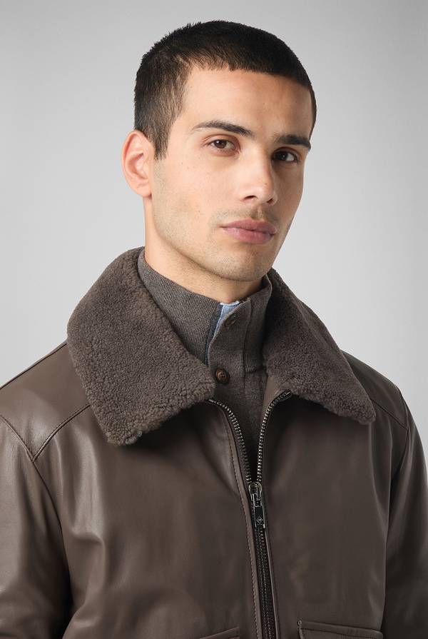 Pal Zileri Bomber in pelle modello Aviator Online