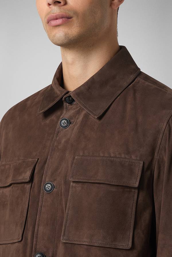Pal Zileri Field Jacket in camoscio Hotsell