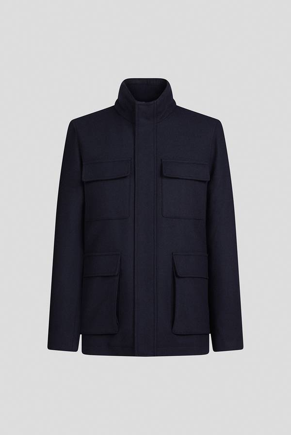 Pal Zileri Field Jacket in lana tecnica resistente all'acqua Vendita Calda