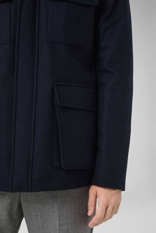 Pal Zileri Field Jacket in lana tecnica resistente all'acqua Vendita Calda