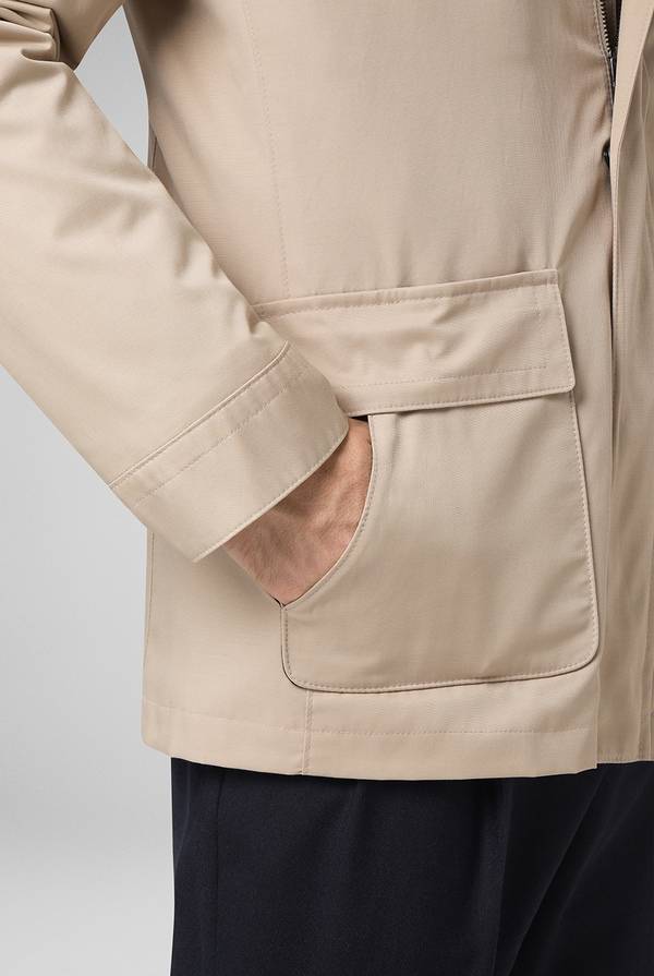 Pal Zileri Oyster Field Jacket in cotone tecnico idro repellente Saldi Di Fabbrica