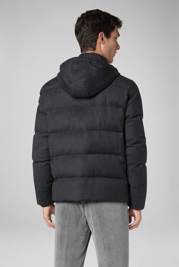 Pal Zileri Bomber in pura lana con cappuccio removibile 2025