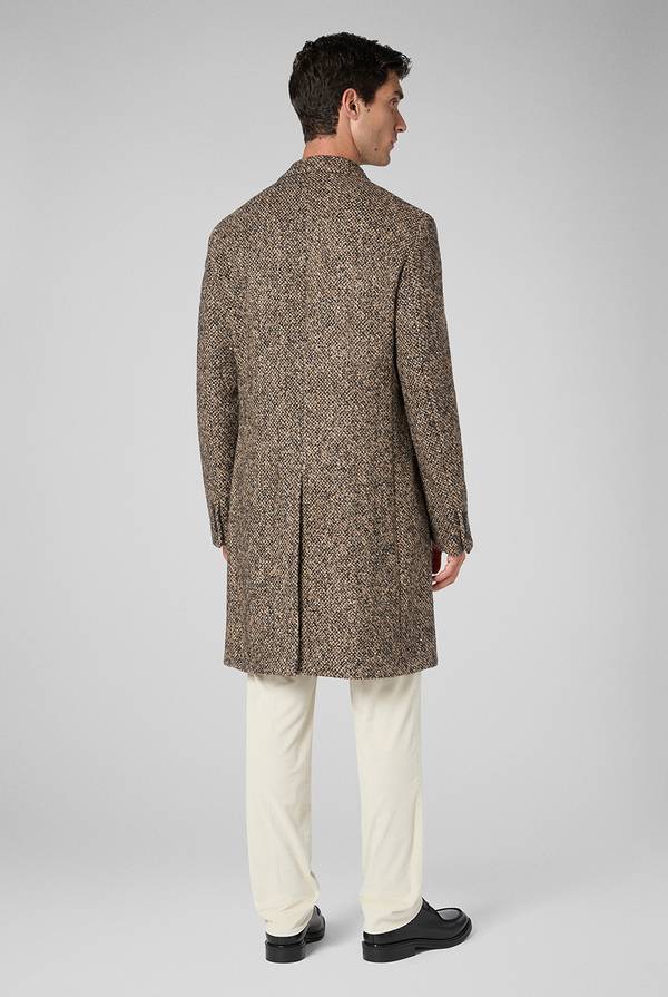 Pal Zileri Cappotto in bouclè, seta e mohair Nuovo