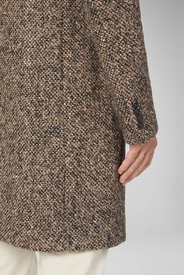Pal Zileri Cappotto in bouclè, seta e mohair Nuovo