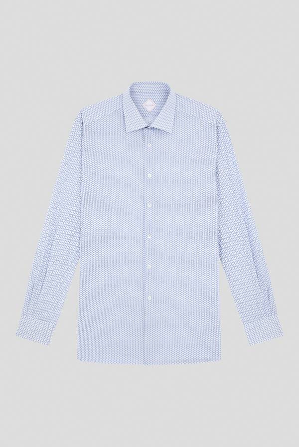 Pal Zileri Camicia in puro cotone con stampa circolare Vendita Calda