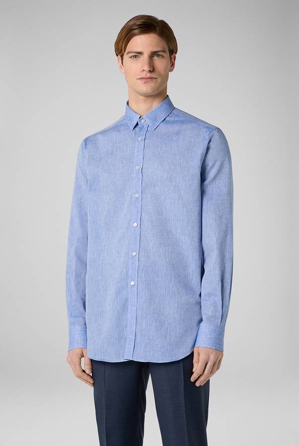 Pal Zileri Camicia in lino e cotone Ultimi due giorni