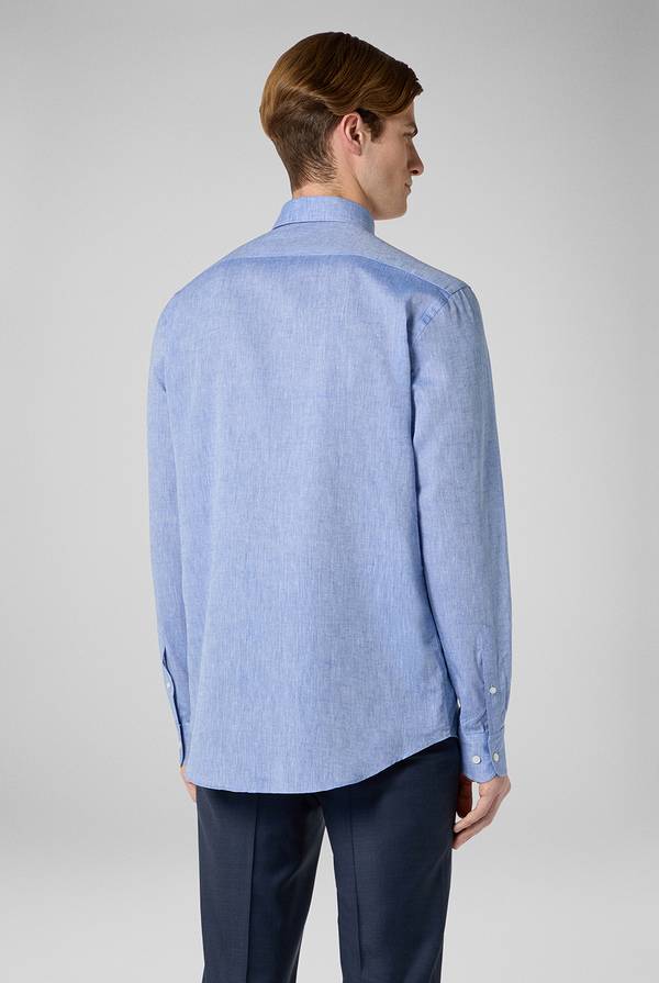 Pal Zileri Camicia in lino e cotone Ultimi due giorni