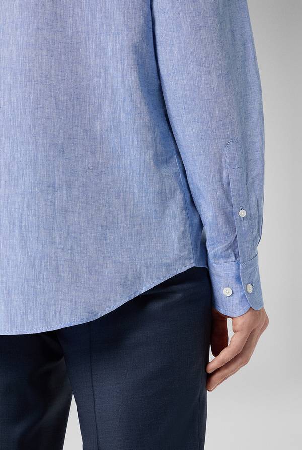 Pal Zileri Camicia in lino e cotone Ultimi due giorni