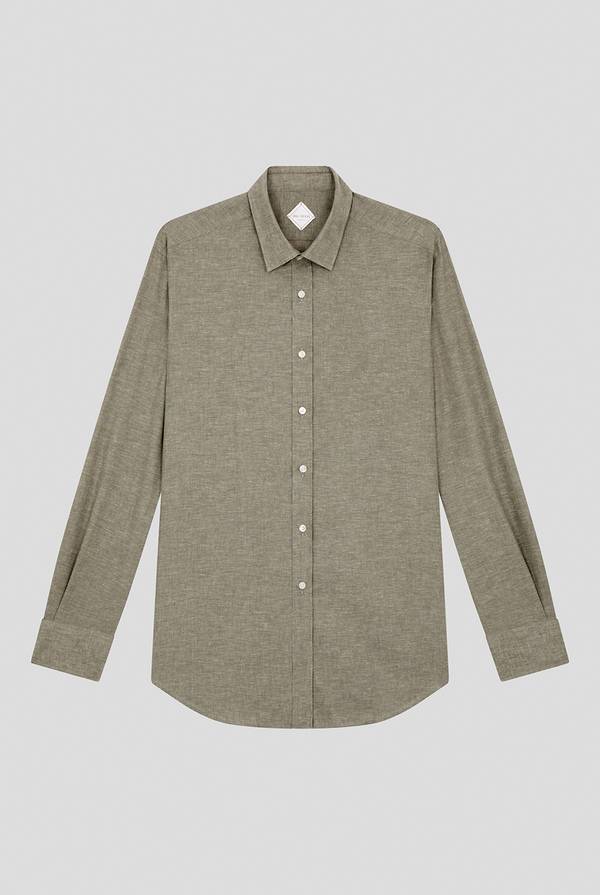 Pal Zileri Camicia in lino e cotone Moda
