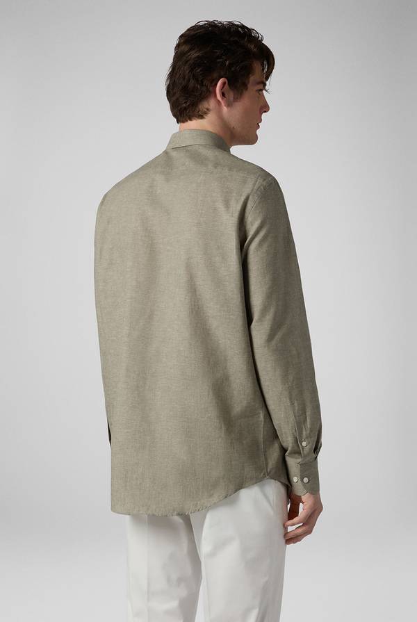 Pal Zileri Camicia in lino e cotone Moda