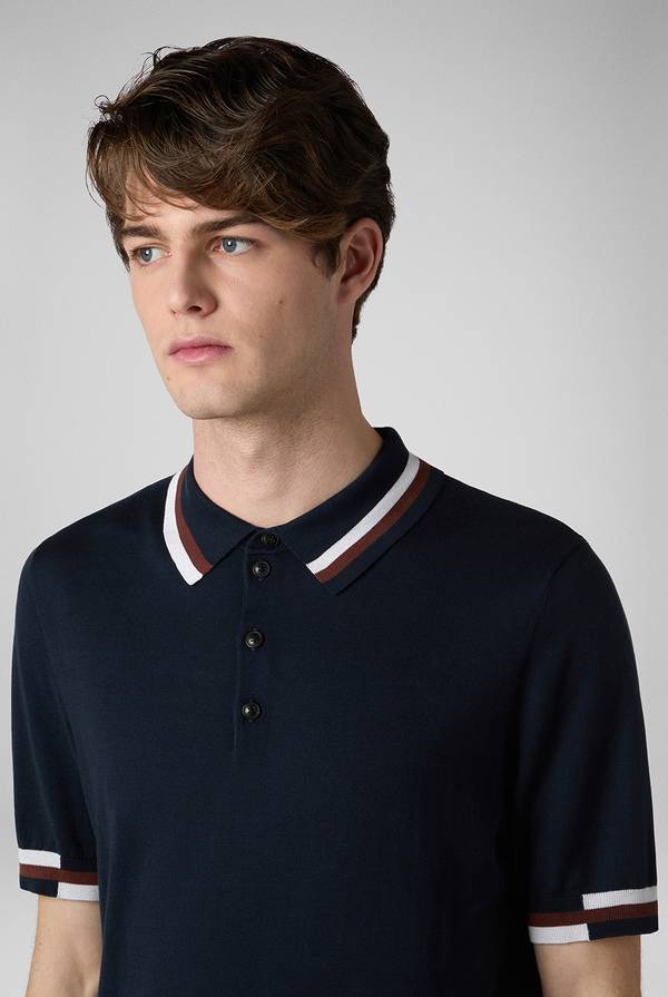 Pal Zileri Polo in maglia con dettagli a contrasto Spedizione Gratuita