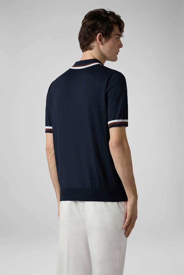 Pal Zileri Polo in maglia con dettagli a contrasto Spedizione Gratuita