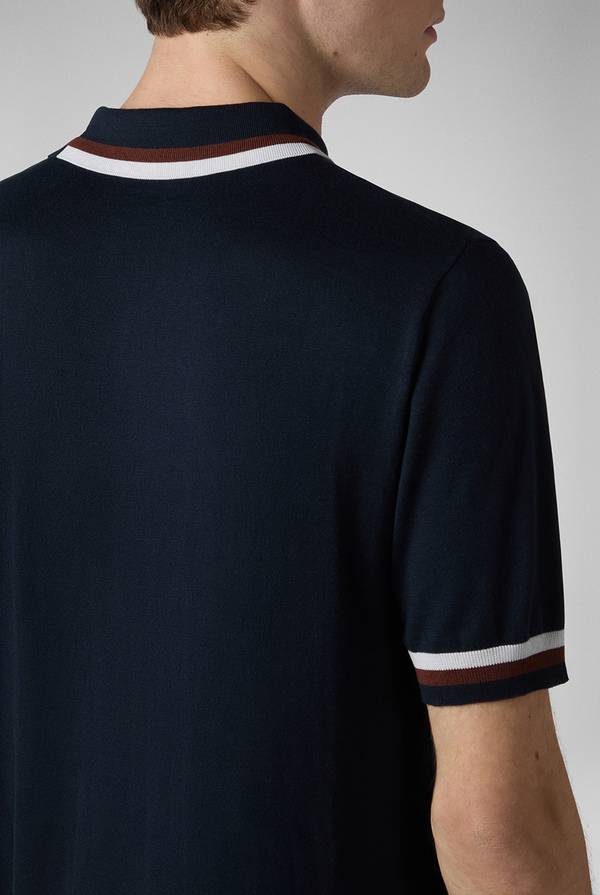 Pal Zileri Polo in maglia con dettagli a contrasto Spedizione Gratuita