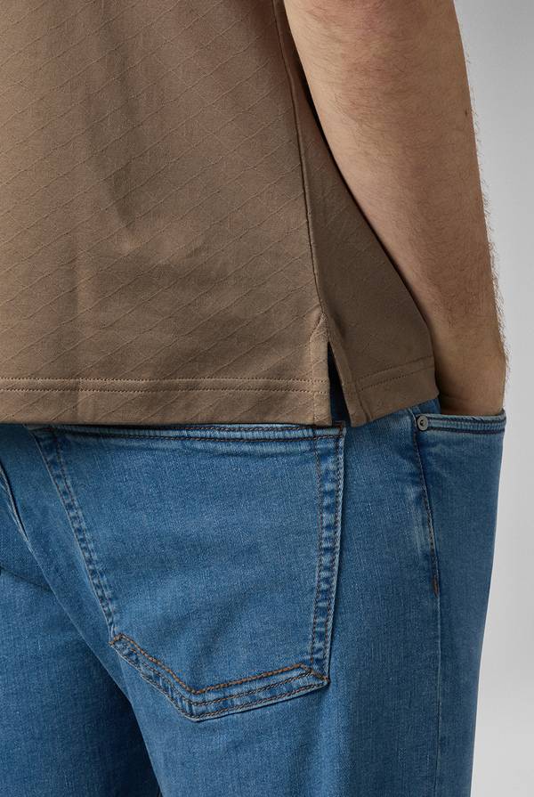 Pal Zileri Polo con monogramma allover Pezzi Unici